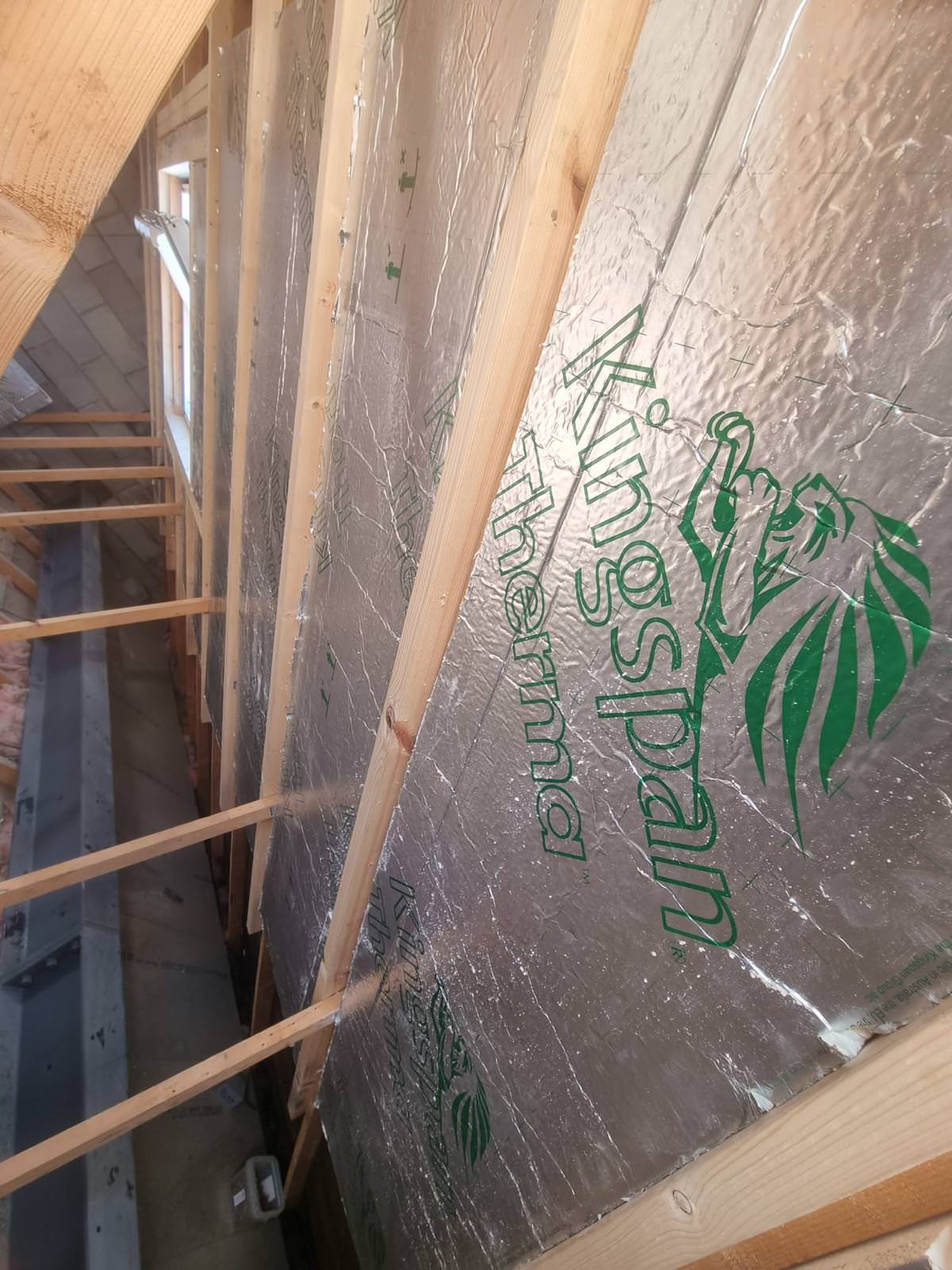 Finished loft bedroom Preston